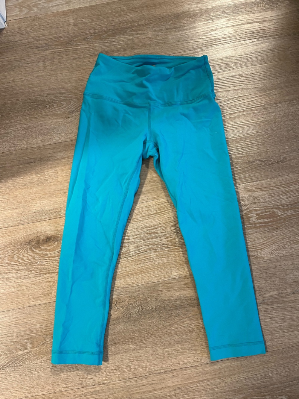 90 Degree By Reflex Teal Workout Leggings